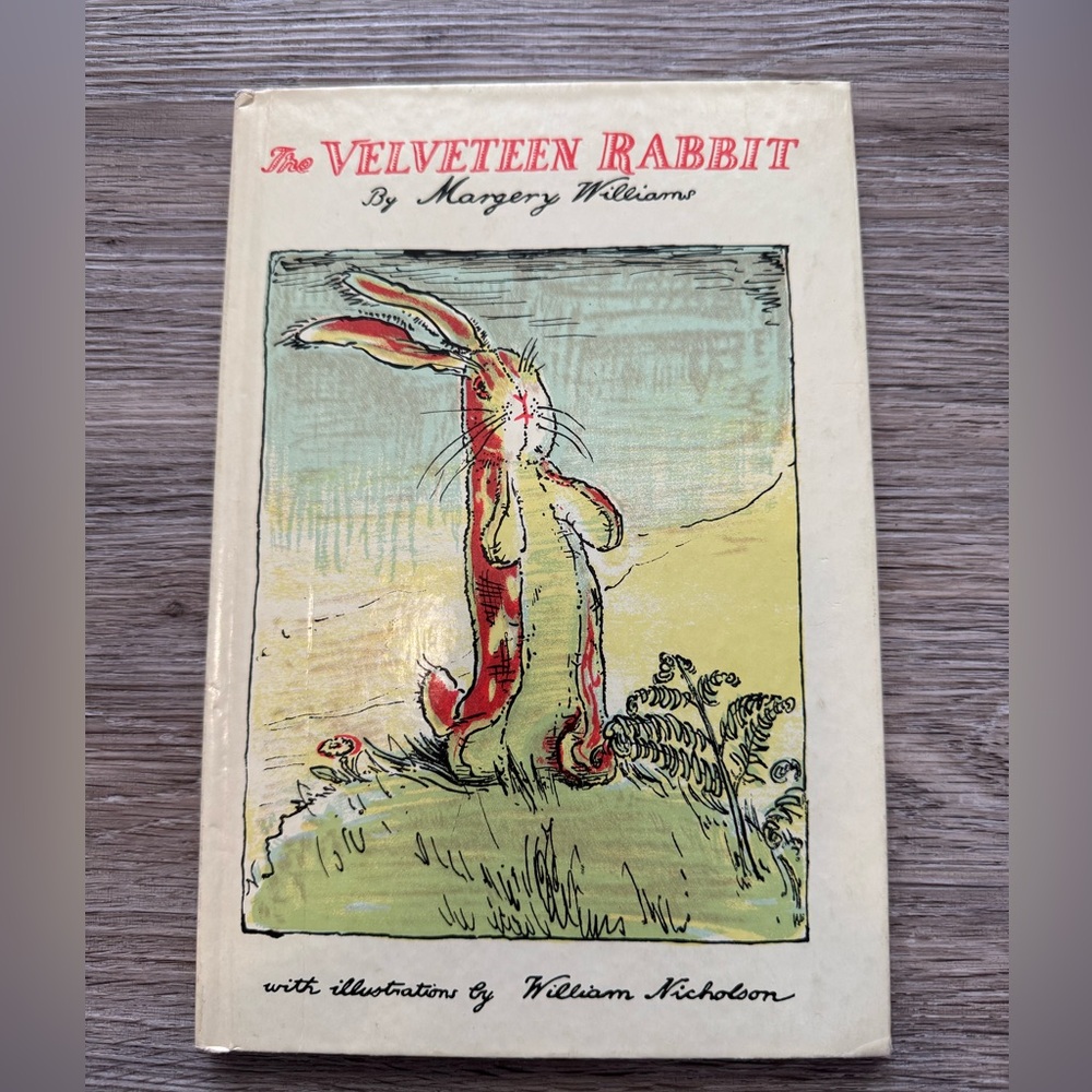 Vintage Rare Velveteen Rabbit Book